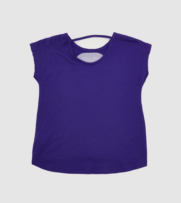 The Children's Place  Topwear - Purple T-shirts