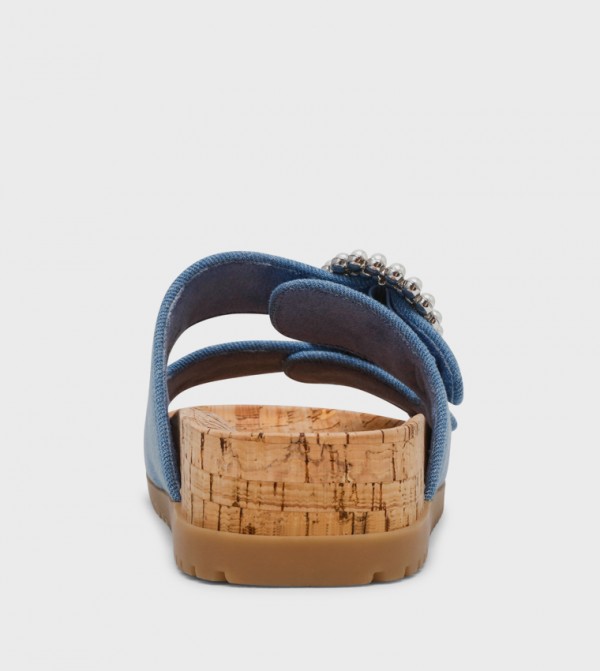 Anne Klein  - Blue Flat Sandals