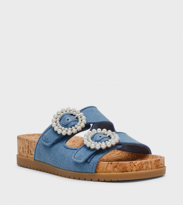 Anne Klein  - Blue Flat Sandals