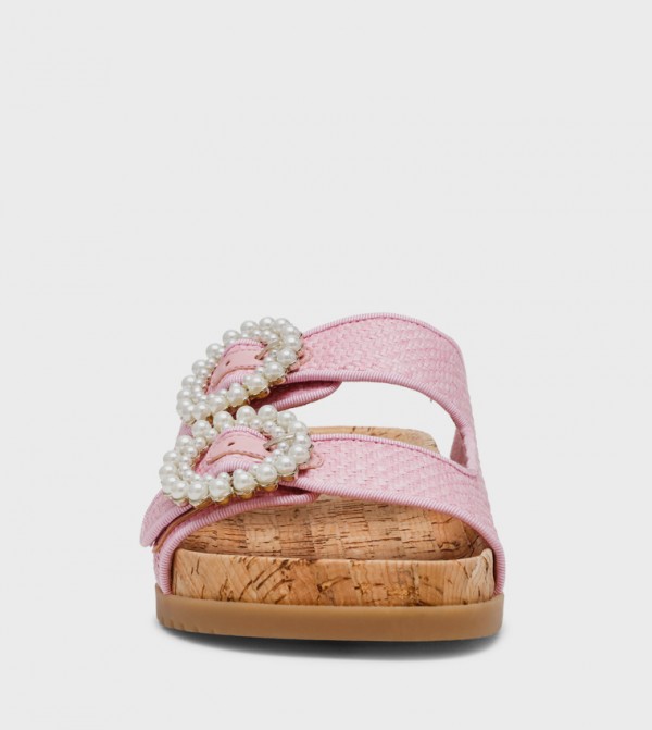 Anne Klein  - Pink Flat Sandals