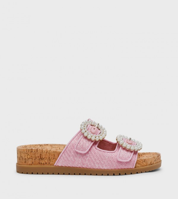 Anne Klein  - Pink Flat Sandals