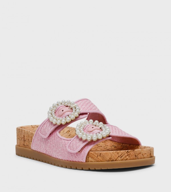 Anne Klein  - Pink Flat Sandals