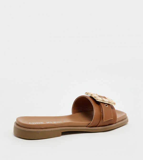 Anne Klein Anne Klein - Brown Flat Sandals
