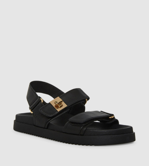 Steve Madden Steve Madden - Black Flat Sandals