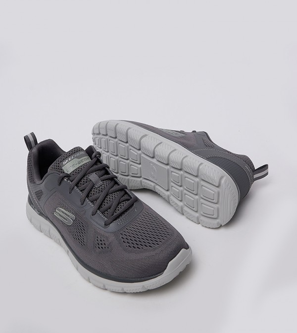 سكيتشرز  أحذية رياضة - رمادي أحذية الجري