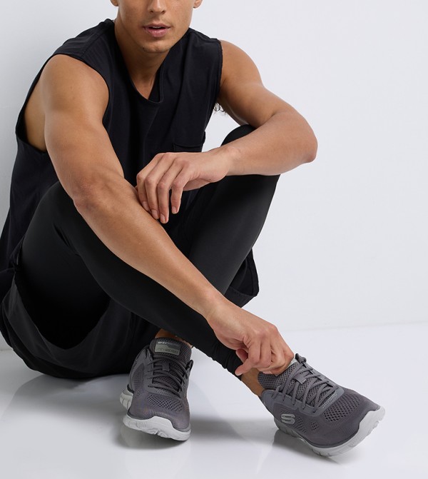 Skechers  Sports Shoes - Grey Running Shoes