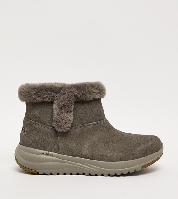 سكيتشرز  - DARK TAUPE Ankle length Boots