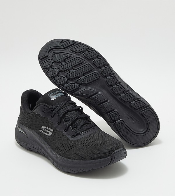 Skechers Shoes - Black Running Shoes