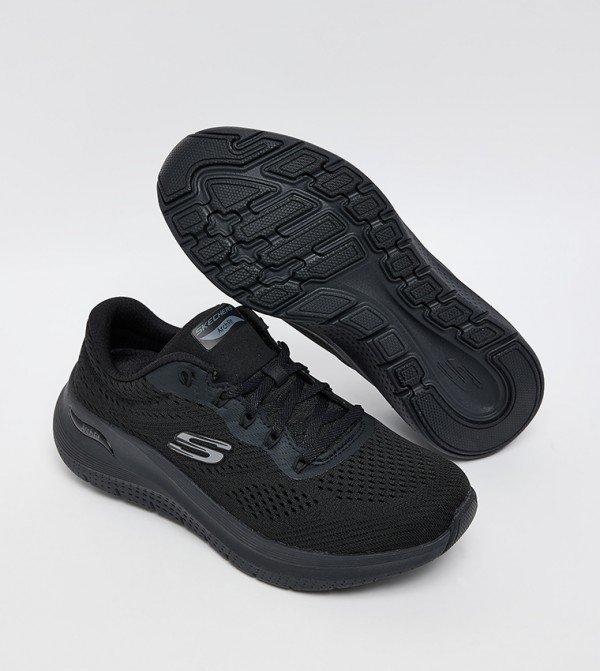 Skechers  Sports Shoes - Black Running Shoes