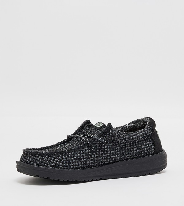 HEY DUDE  - Black Casual Slip-On's