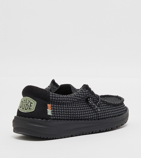 HEY DUDE  - Black Casual Slip-On's