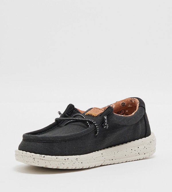 HEY DUDE  - Black Casual Slip-On's