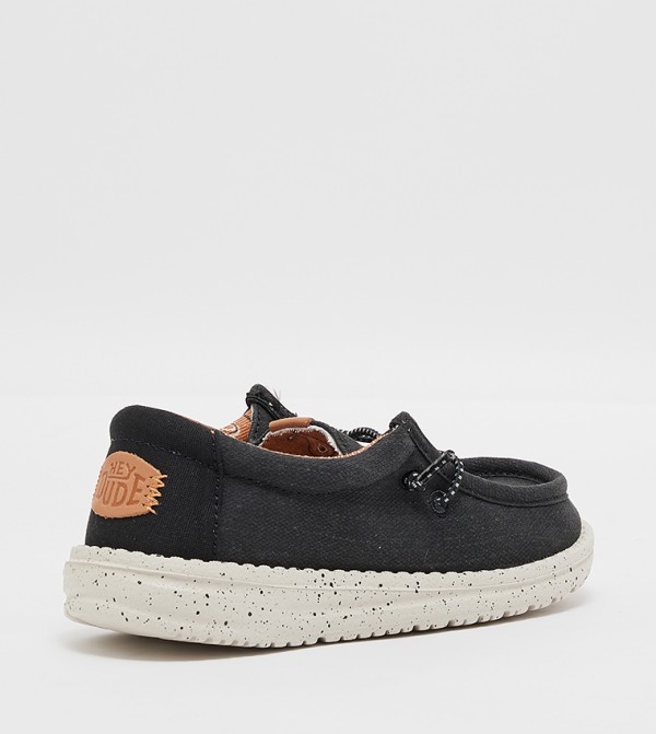 HEY DUDE  - Black Casual Slip-On's
