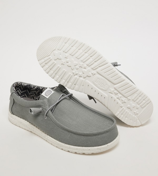 HEY DUDE HEY DUDE - Grey Casual Slip-ons