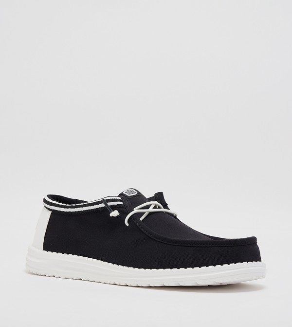 HEY DUDE  - Black Casual Slip-ons