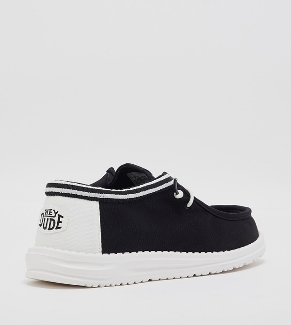 HEY DUDE  - Black Casual Slip-ons
