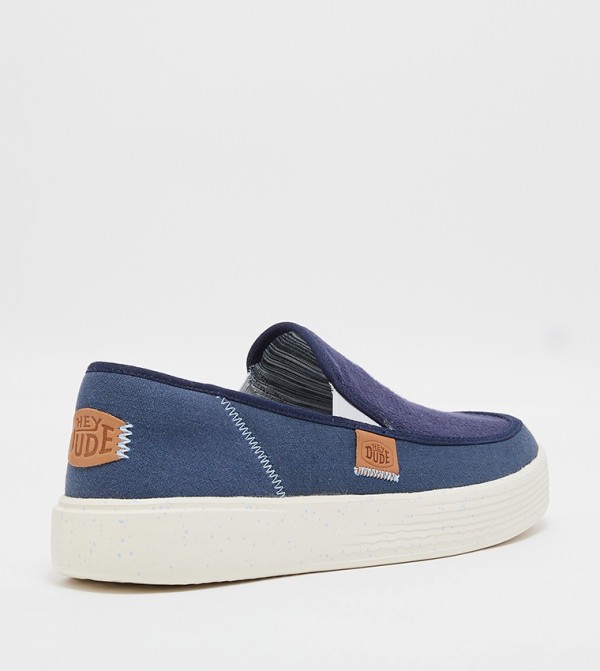 HEY DUDE  - Blue Casual Slip-ons