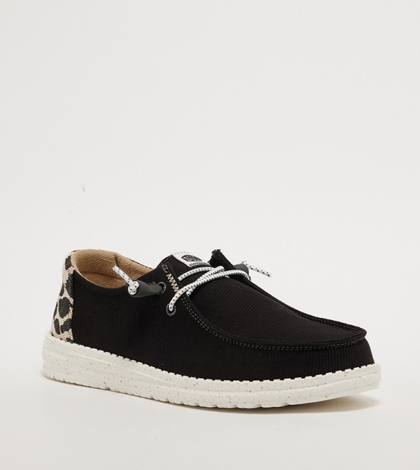 HEY DUDE  - Black Casual Slip-ons