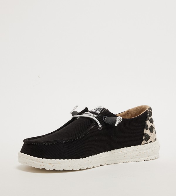 HEY DUDE  - Black Casual Slip-ons