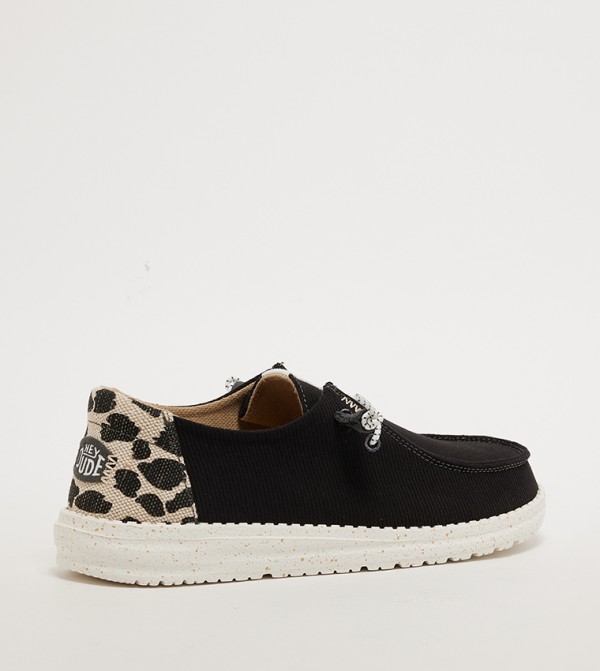 HEY DUDE  - Black Casual Slip-ons