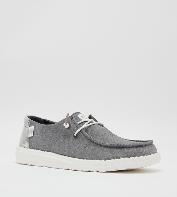 HEY DUDE  - Grey Casual Slip-ons