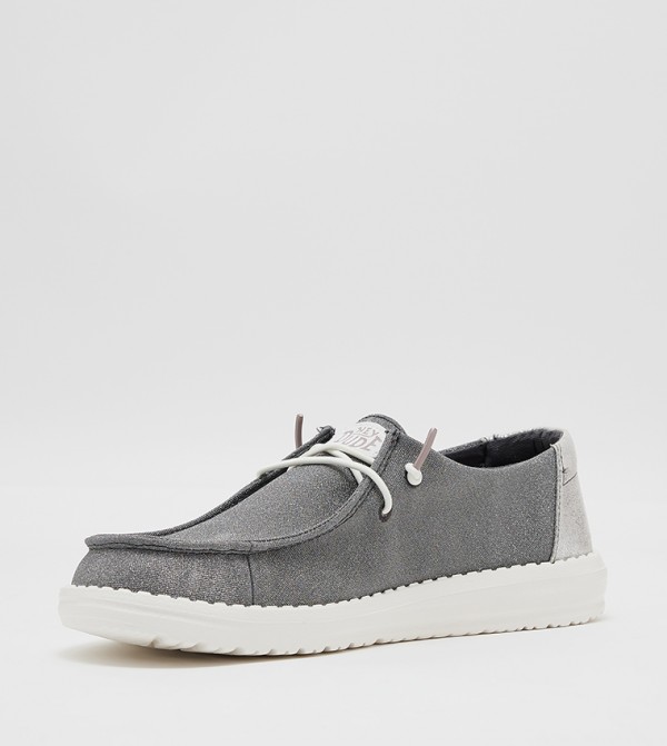 HEY DUDE  - Grey Casual Slip-ons