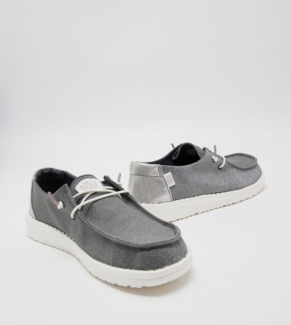 HEY DUDE  - Grey Casual Slip-ons