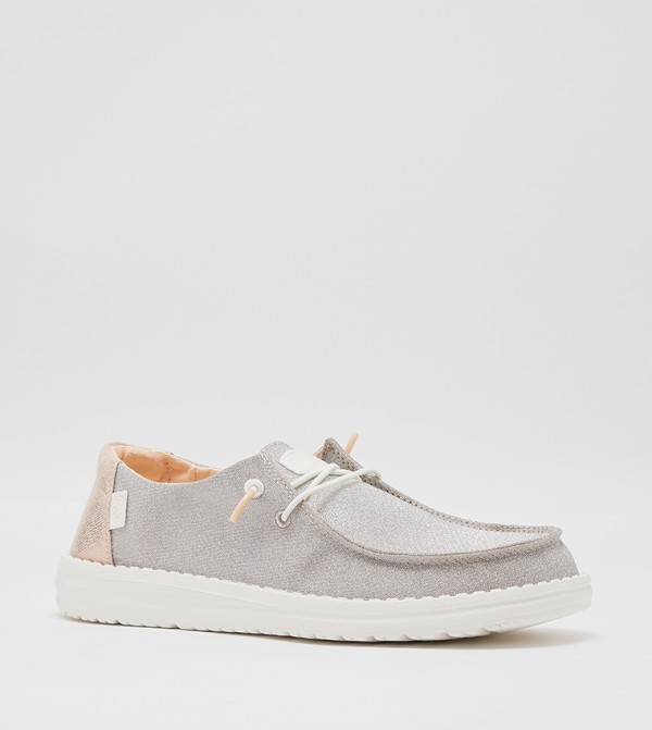 HEY DUDE  - Beige Casual Slip-ons