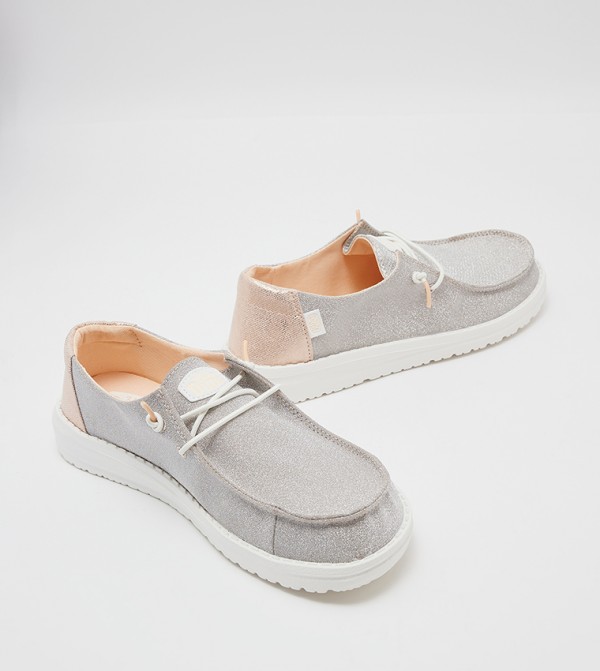 HEY DUDE  - Beige Casual Slip-ons