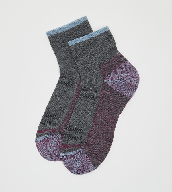 Skechers  - Grey Calf Length Socks
