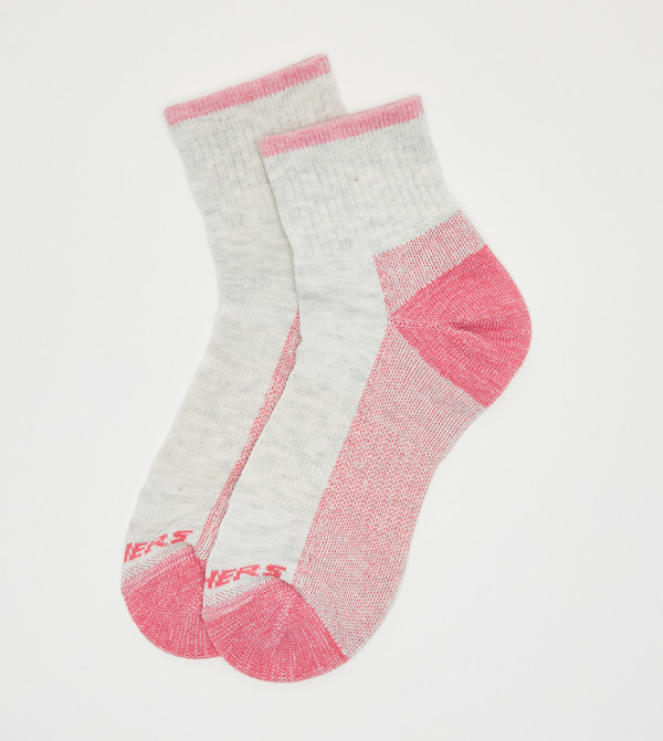 Skechers  - Pink Calf Length Socks