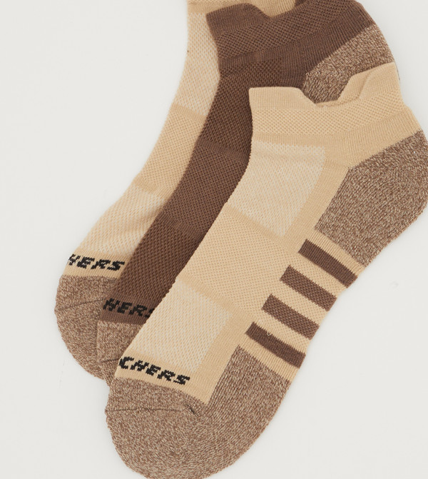 سكيتشرز  جوارب كاجوال - بيج Casual Socks