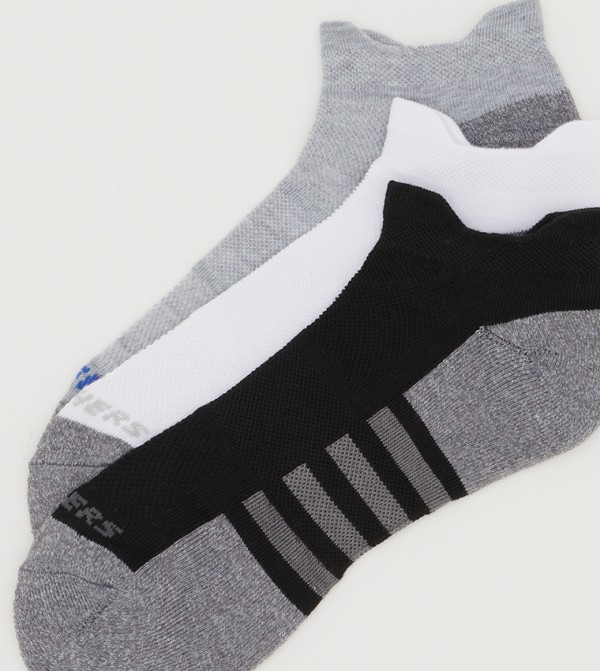 سكيتشرز  جوارب   - رمادي Casual Socks