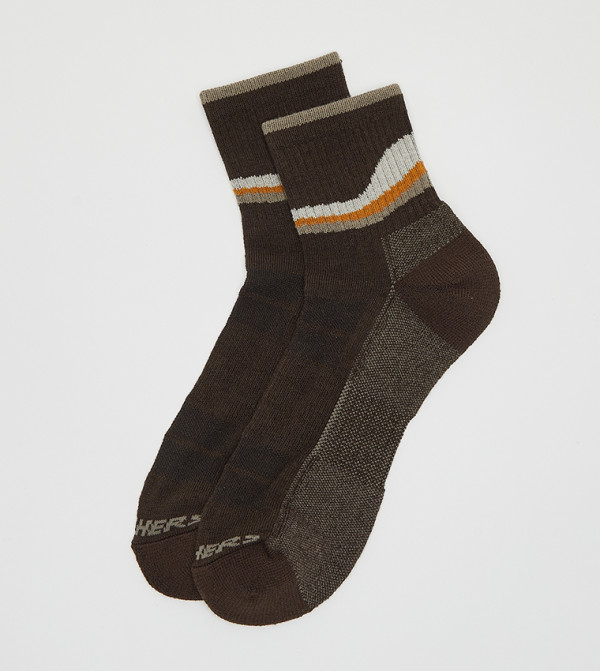 Skechers  - Brown Calf Length Socks