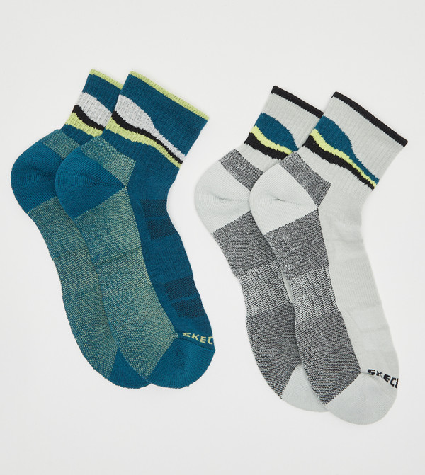 Skechers  - Green Calf Length Socks