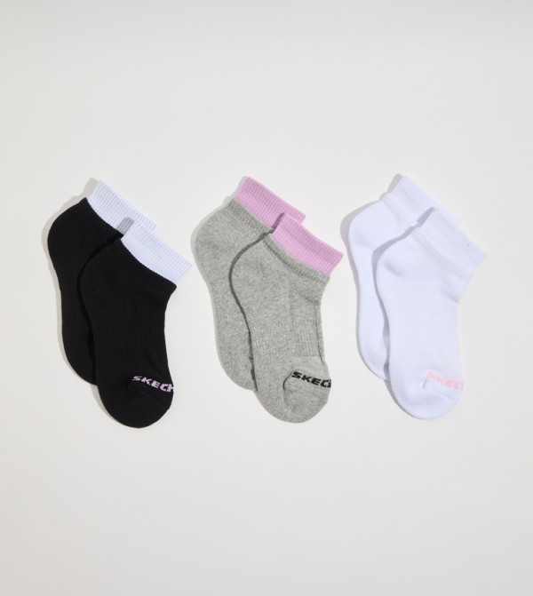 سكيتشرز  - متعدد Ankle Length Socks