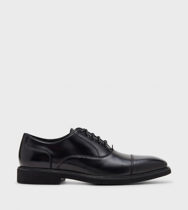 Steve Madden  Formal Shoes - Black Formal Lace-Up Shoes