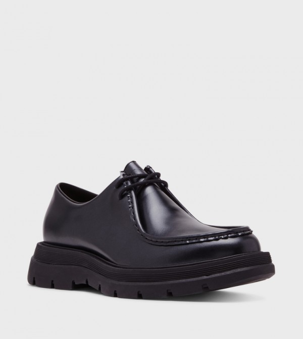 Steve Madden  - Black Formal Lace-Up Shoes