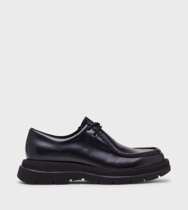 Steve Madden  - Black Formal Lace-Up Shoes
