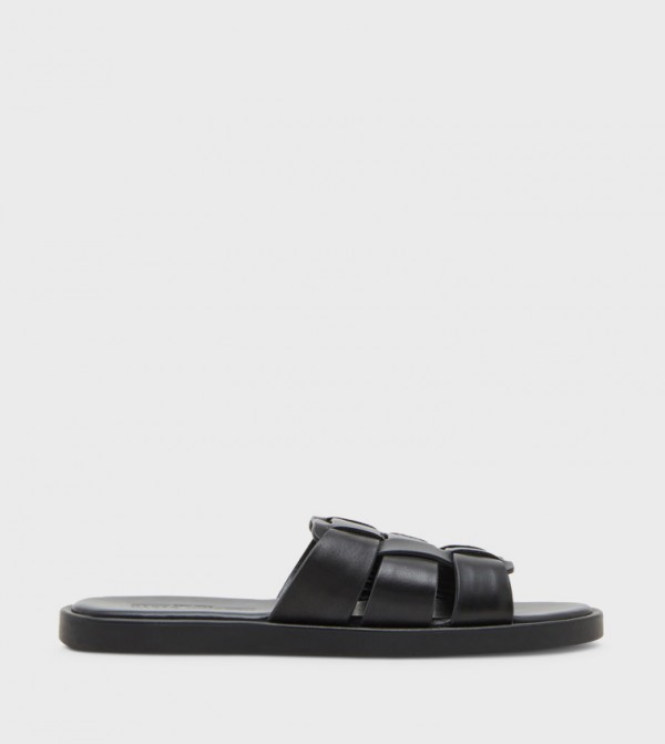 Steve Madden  Sandals - Black Casual Sandals