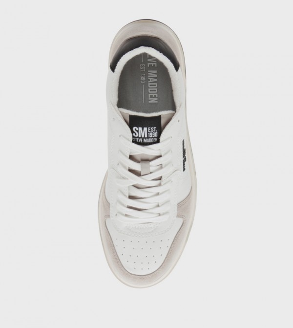 Steve Madden  Sneakers - Beige Low Top