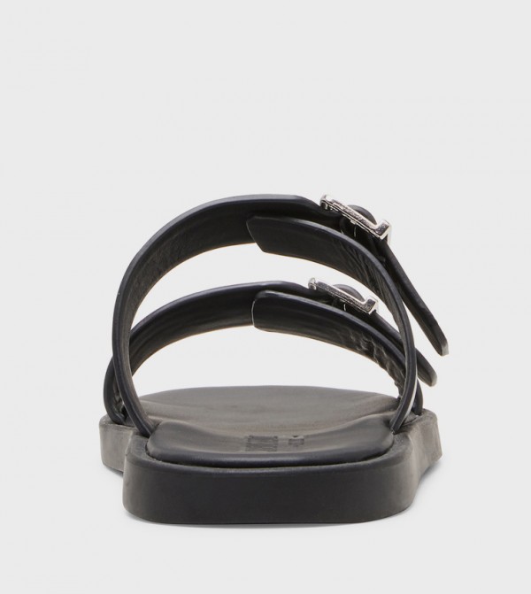 Steve Madden  Sandals - Black Casual Sandals