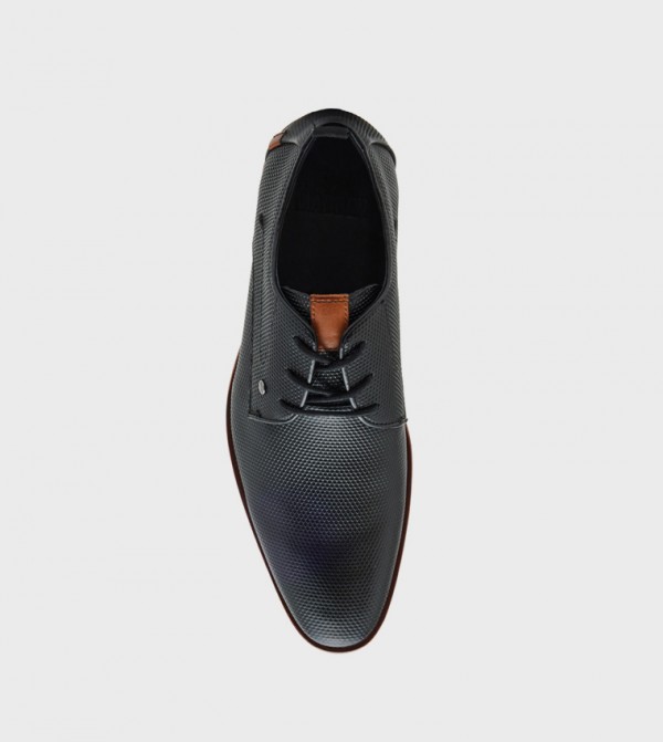 Steve Madden  Formal Shoes - Black Formal Lace-Up Shoes