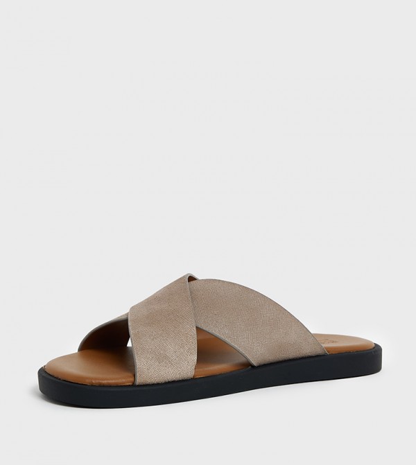 Steve Madden  - Khaki Casual Sandals