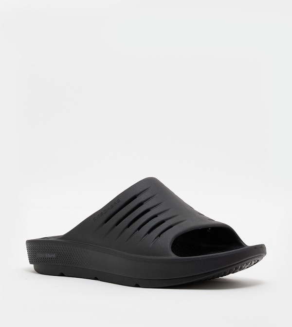 Skechers  Slides - Black Slides