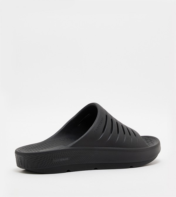 Skechers  Slides - Black Slides