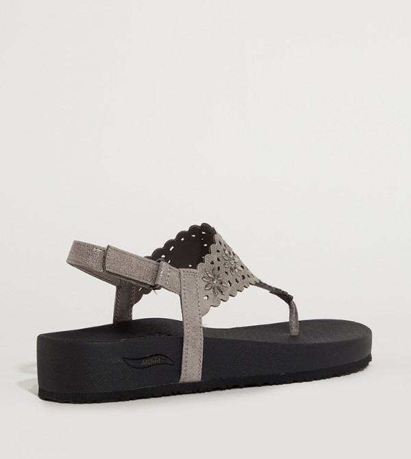 Skechers Skechers - Black Wedge Sandals