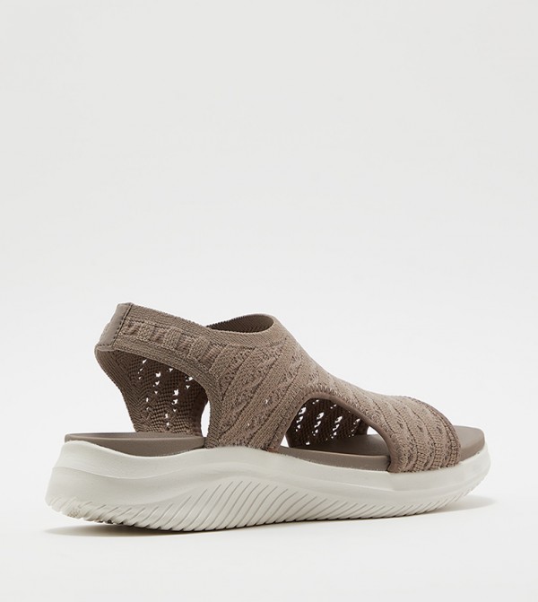 Skechers  Flat Sandals - Taupe Flat Sandals