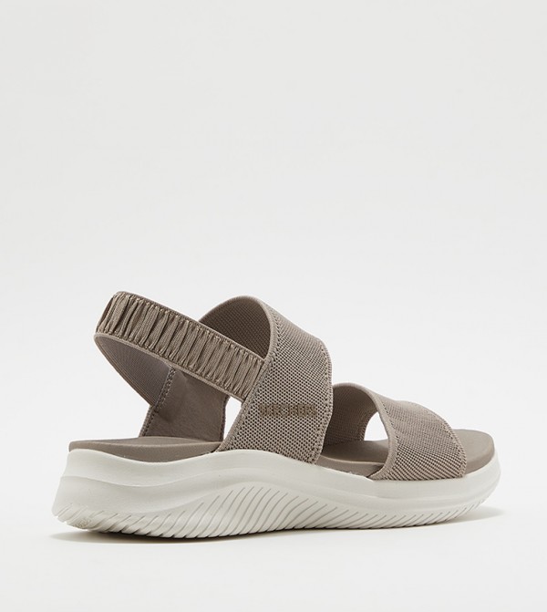 سكيتشرز - رمادي داكن Flat Sandals