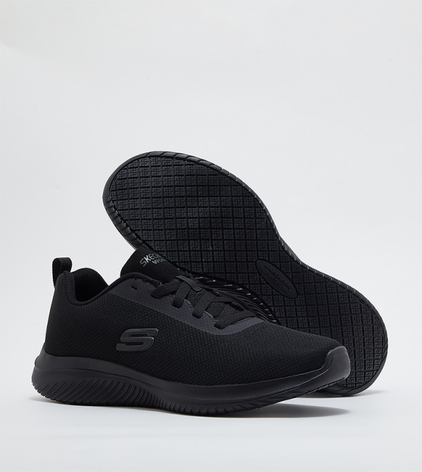 Skechers  Shoes - Black Running Shoes